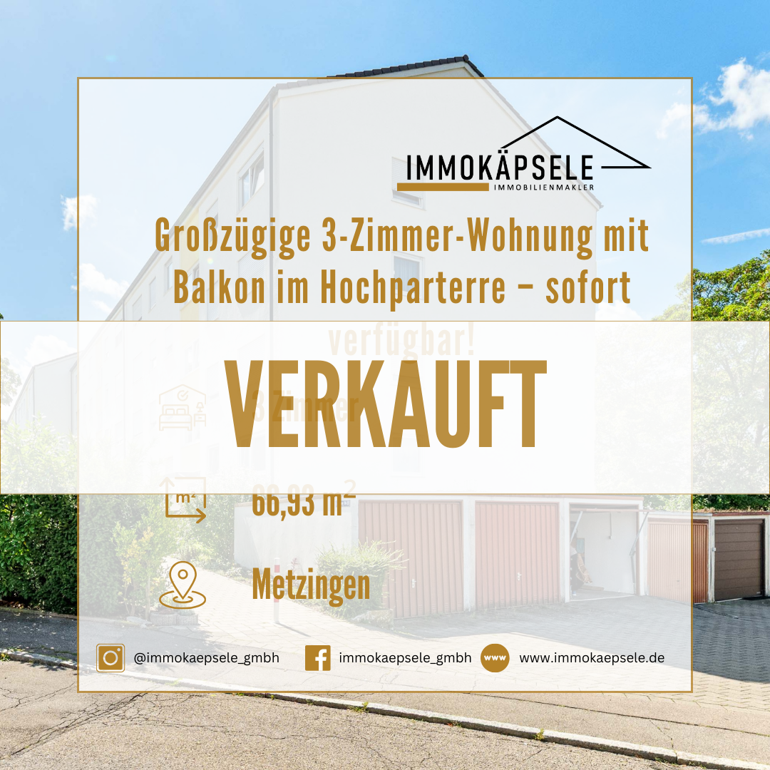 Großzügige 3-Zimmer-Wohnung mit Balkon im Hochparterre – sofort verfügbar! - Bild 1